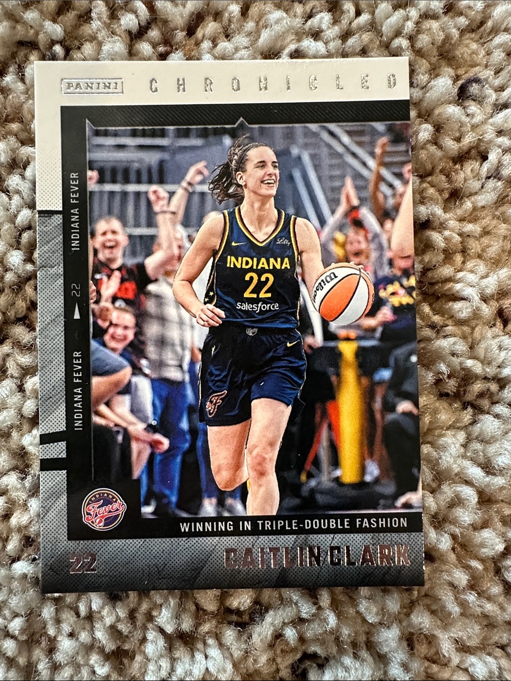 Panini Chronicles Caitlin Clark #22 Indiana Fever Basketball Card #10